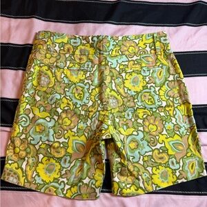 Harold's Green & Yellow Floral Shorts
